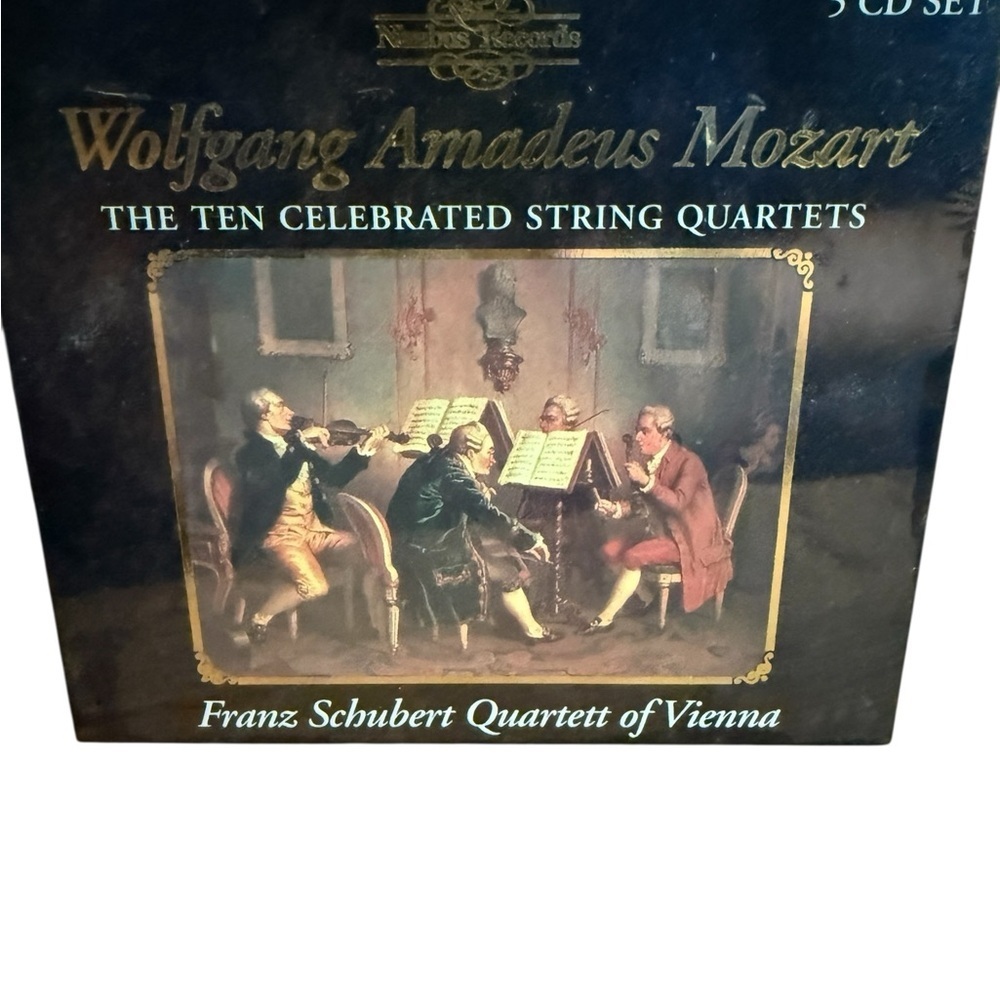 Black and Gold Classical Music CD Set by Franz Schubert Quartett